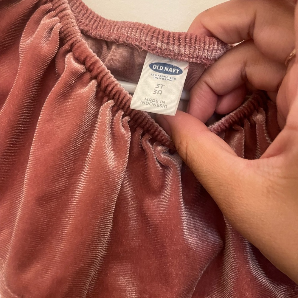 Girls pink old navy dress 3T